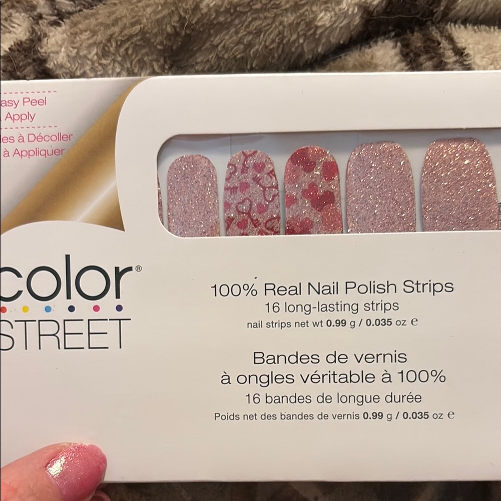 Color Street Pink Party Nail Art Strips